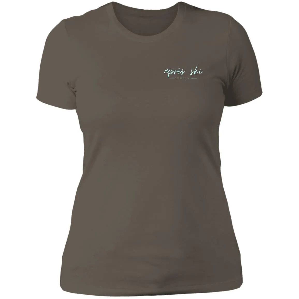 "Big Mountain Back- AQUA" Ladies' Boyfriend T-Shirt